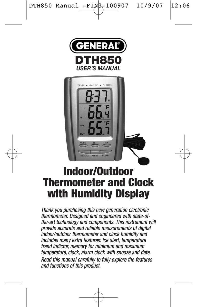 General DTH850 user manual