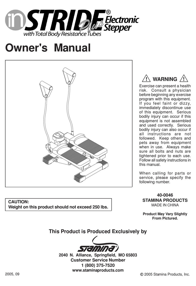 Stamina INSTRIDE PLUS User manual
