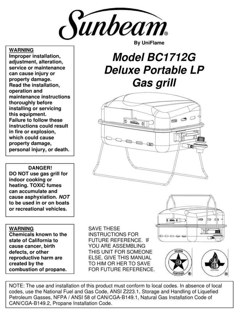 Sunbeam BC1712G owner's manual