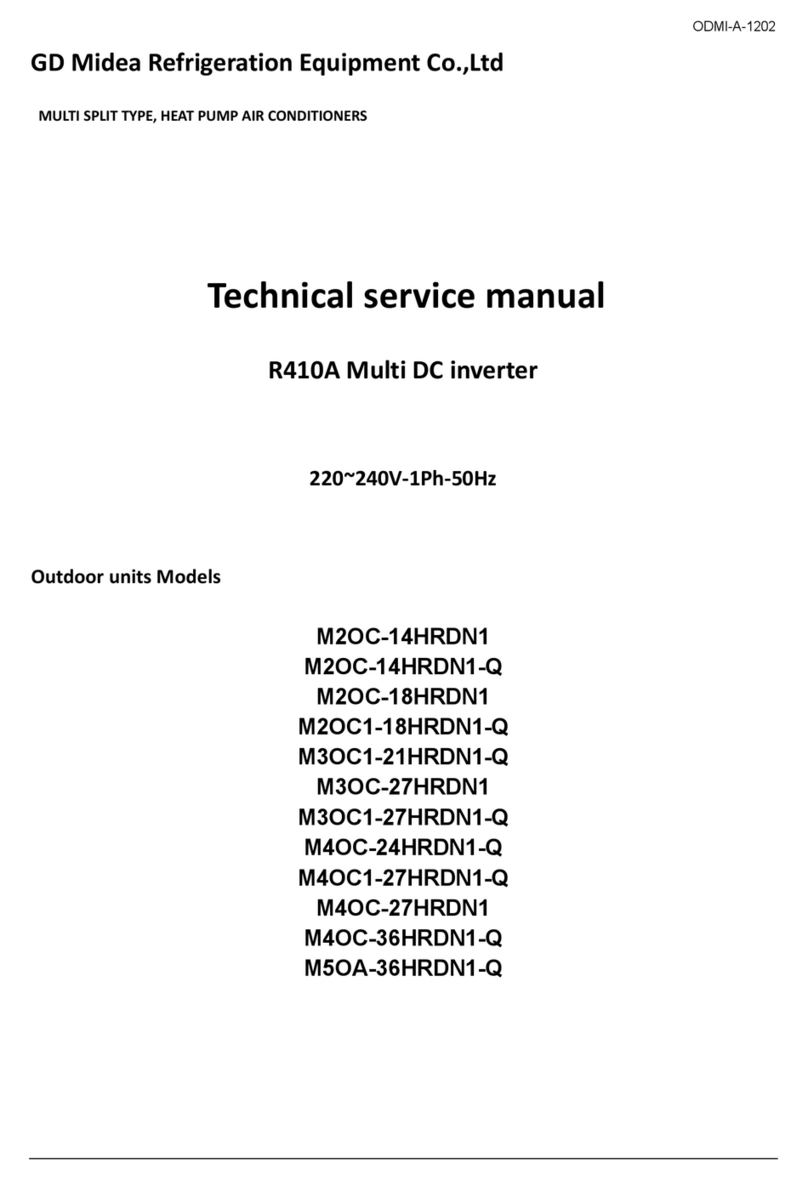 Midea M2OC-14HRDN1 Operating manual