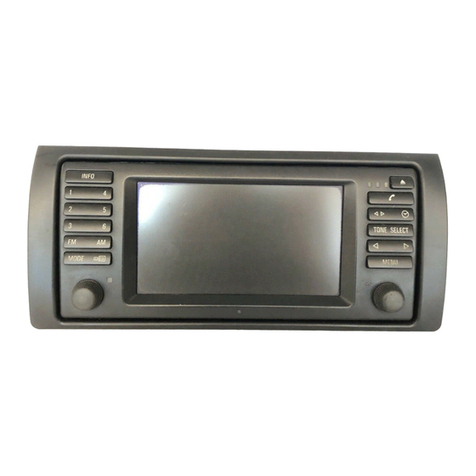 BMW X5 Wide screen monitor 16:9 retrofit kit User manual