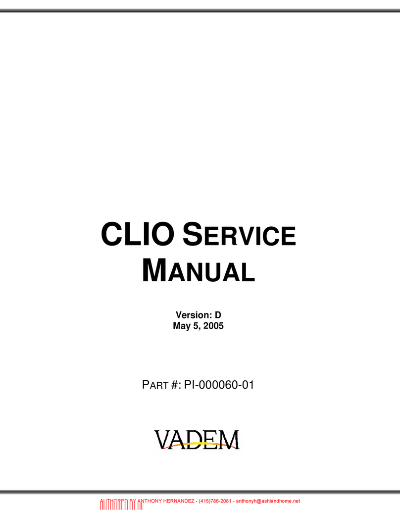 Vadem Clio User manual