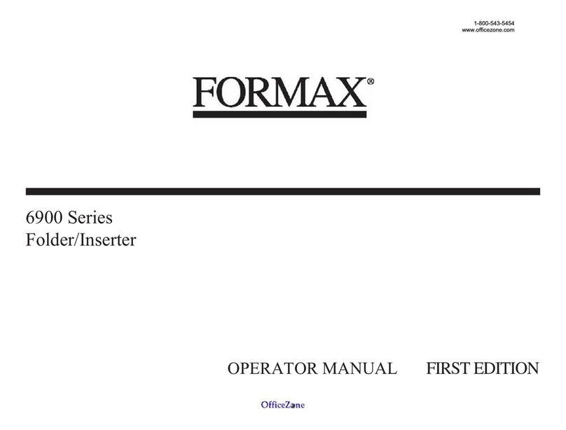 Formax 6900 Series User manual