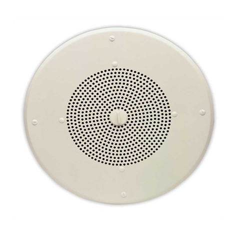 Valcom Supervised Ceiling Speaker with Amplifier User manual