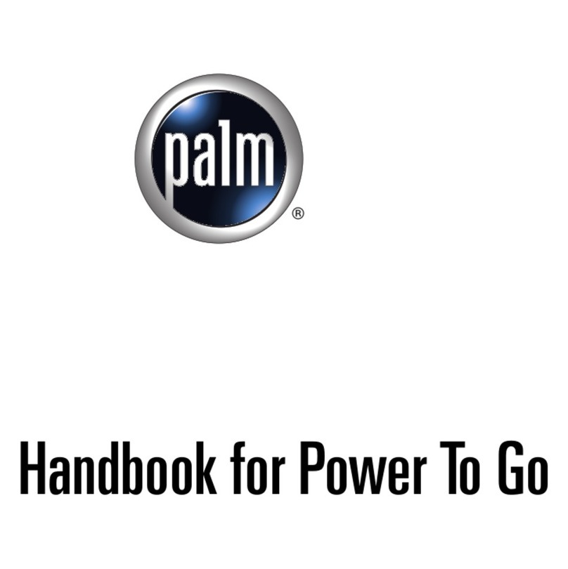 Palm power To Go User manual