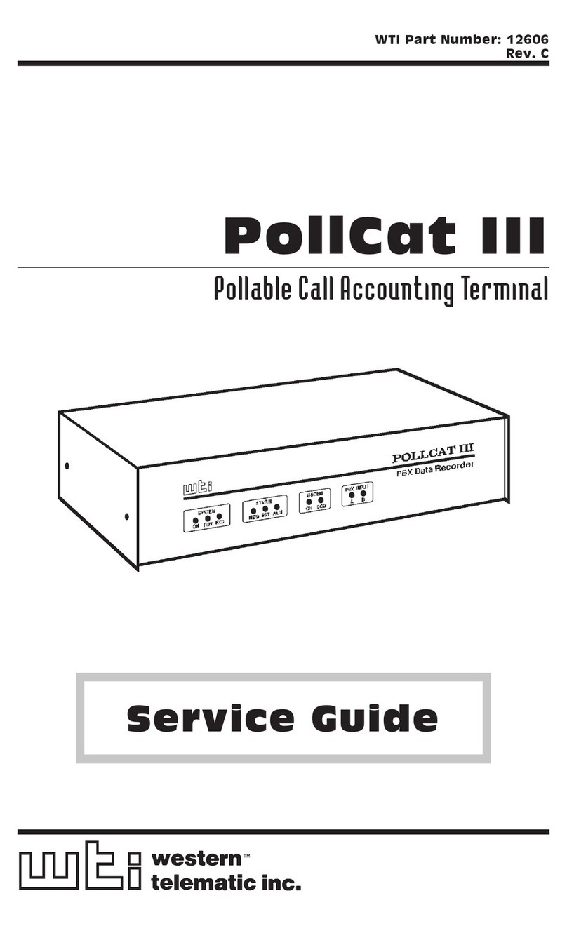 Western Telematic PollCat III Service guide