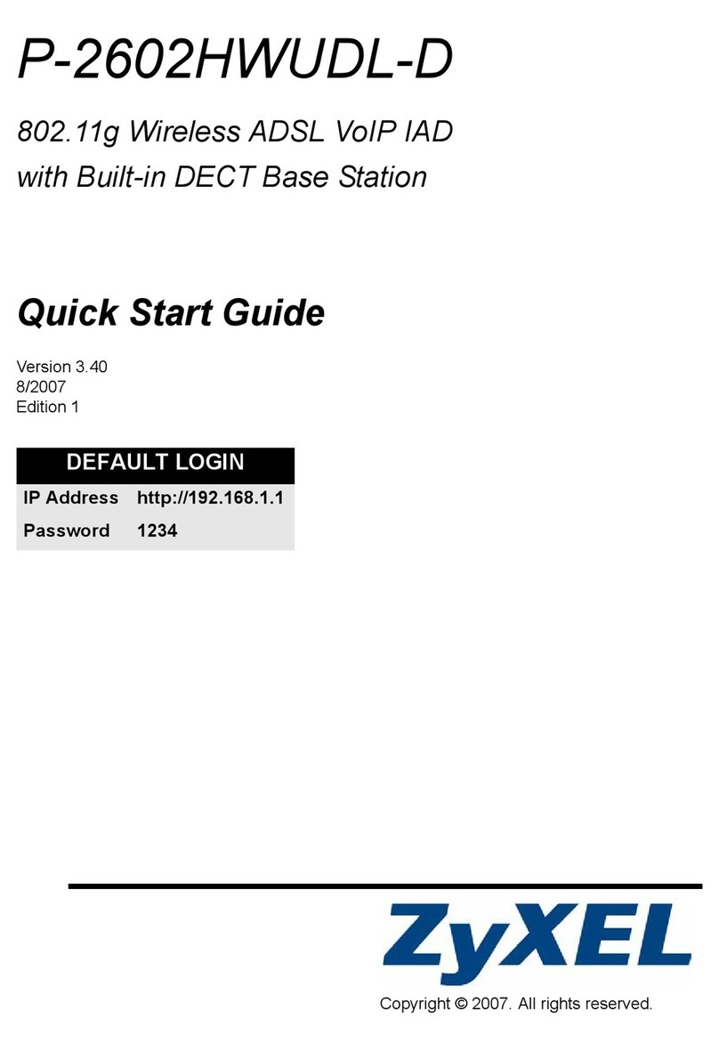 ZyXEL Communications P-2602HWUDL-D User manual ZyXEL Communications P-2602HWUDL-D User manual