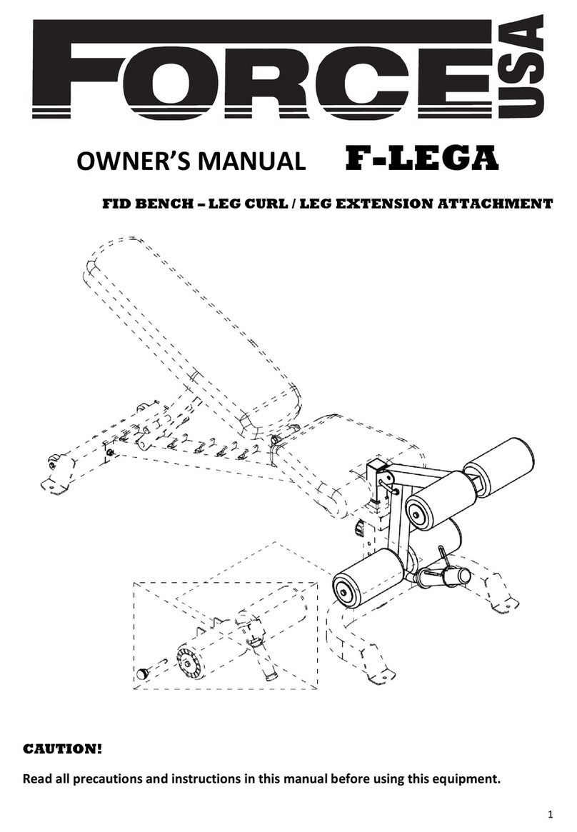 Force F-LeGA owner's manual