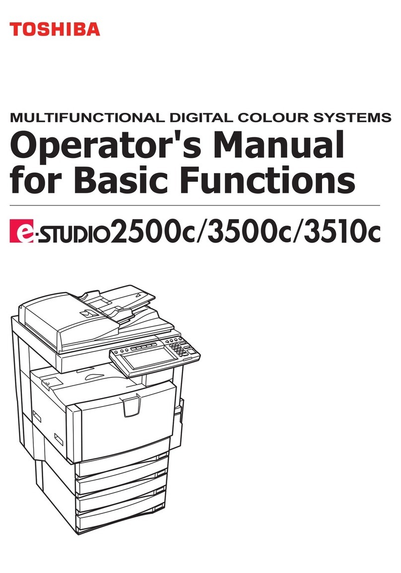 Toshiba E-STUDIO 2500C Operator's manual