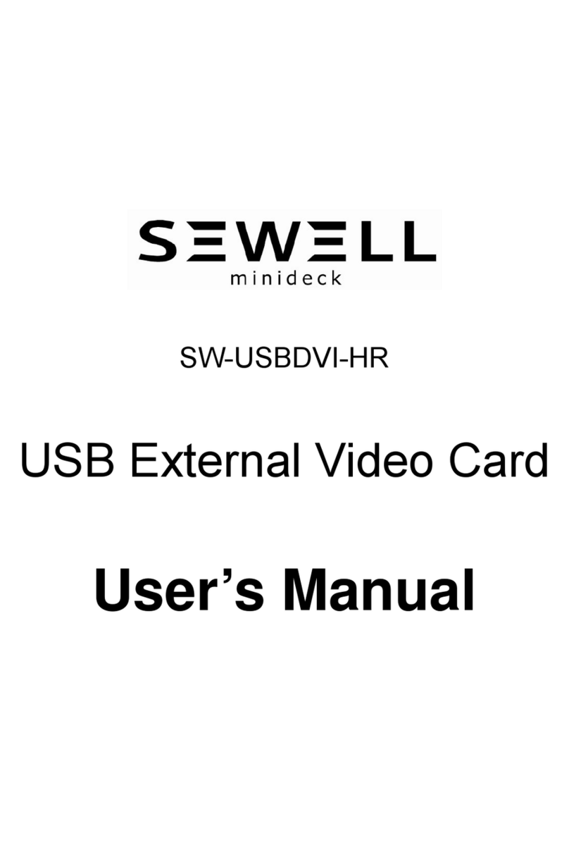 Sewell SW-USBDVI-HR user manual