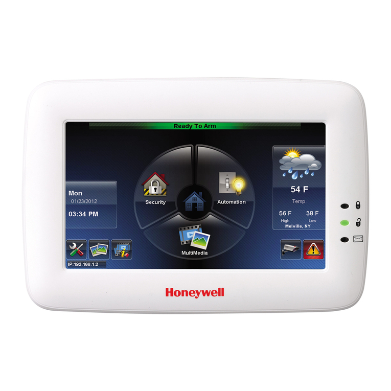 Honeywell Tuxedo Touch Wi-Fi User manual