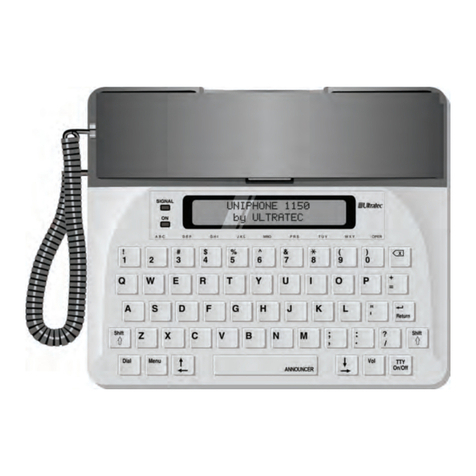 ULTRA TEC Uniphone 1150 user guide