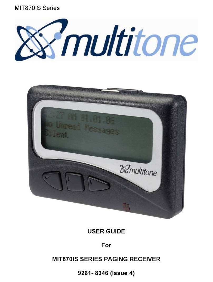 Multitone MIT870IS Series user guide