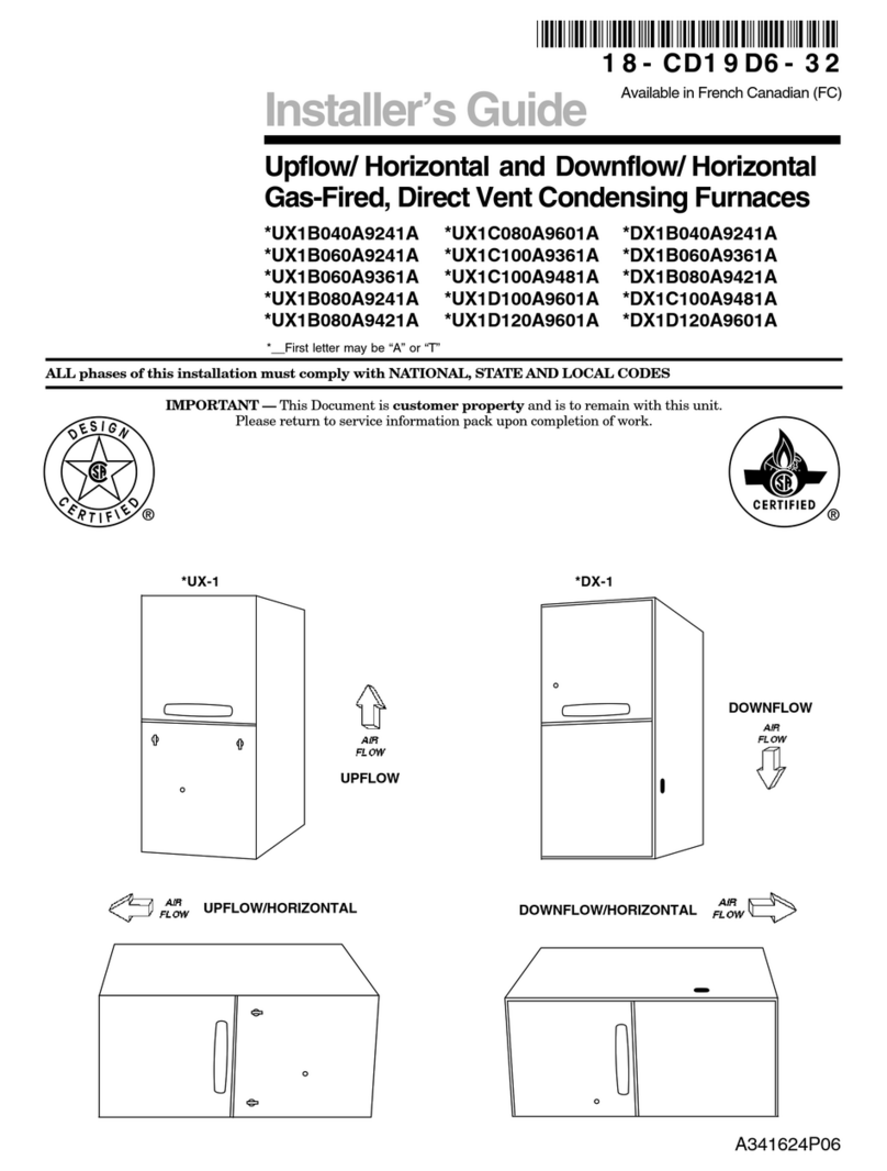 Trane UX1B040A9241A installation guide