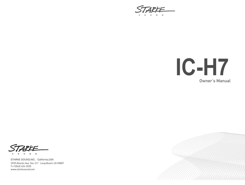 Starke sound IC-H7 User manual