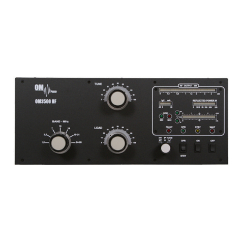 OM POWER OM3500 HF instruction manual