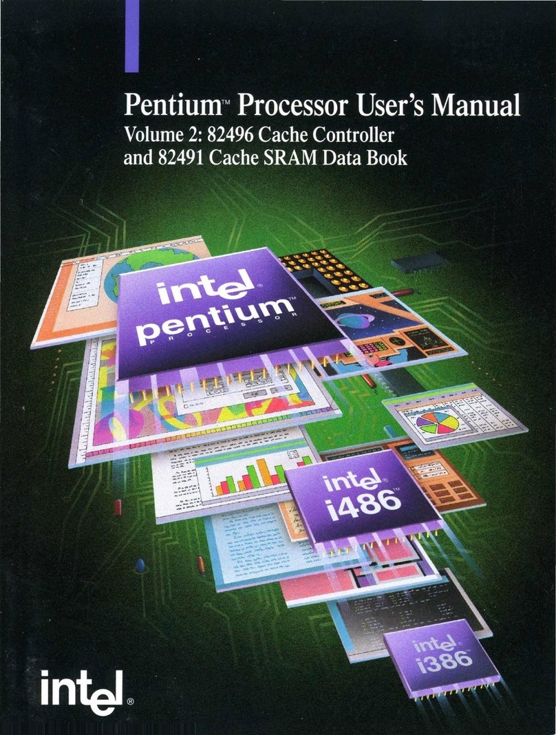Intel 82496 CACHE CONTROLLER User manual