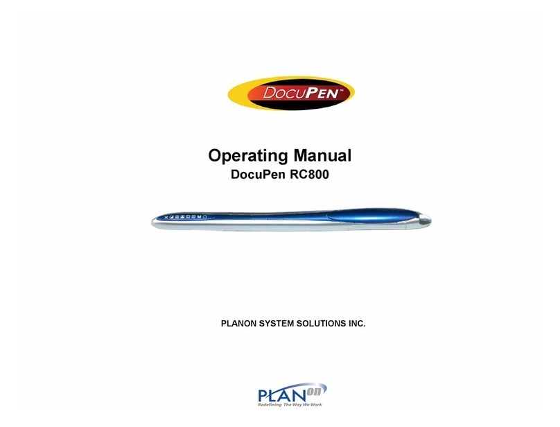 DocuPen DocuPen RC800 Series operating manual