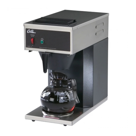 Curtis CAFE 1DB User manual