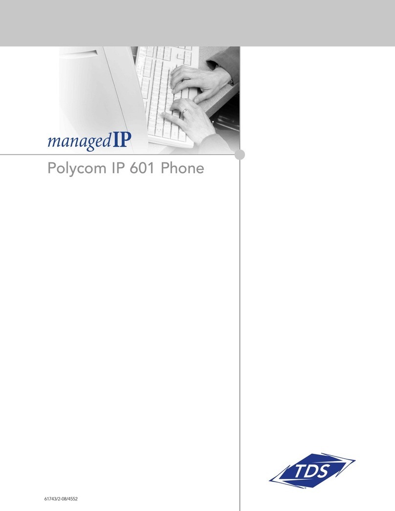 Polycom SoundPoint IP 601 User manual