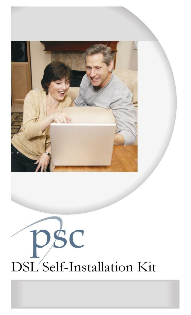PSC DSL Self install guide