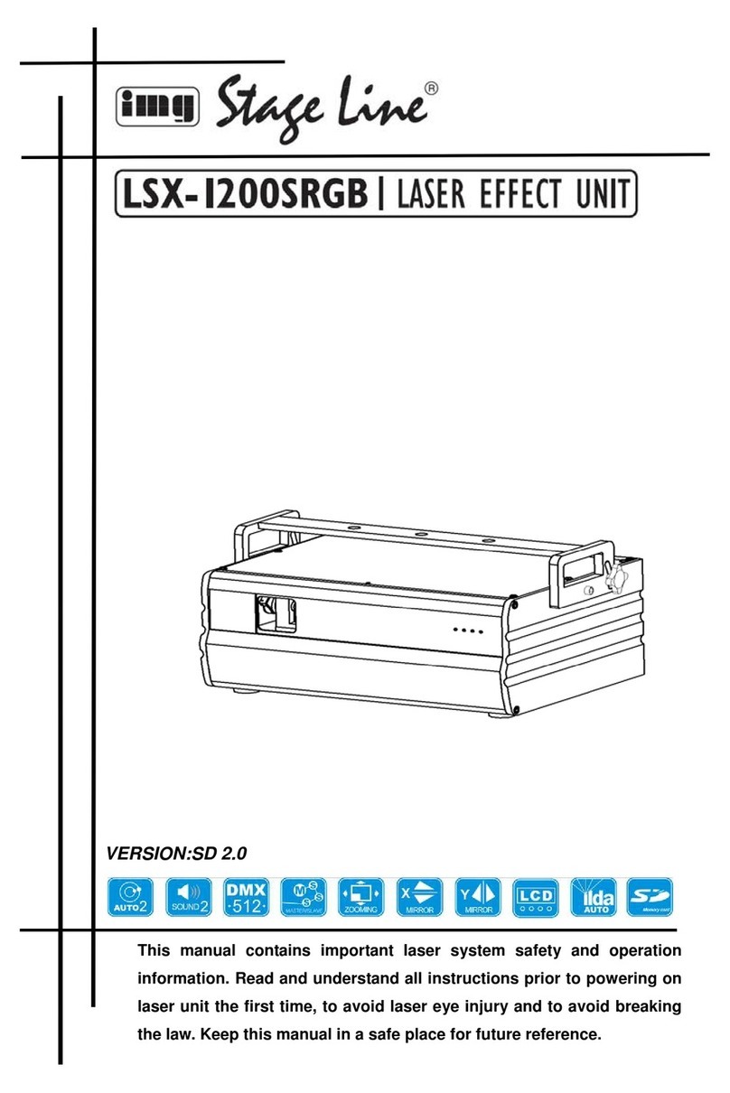 IMG STAGE LINE LSX-1200SRGB User manual
