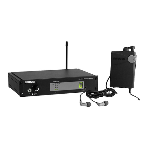 Shure PSM400 Wireless Personal User manual