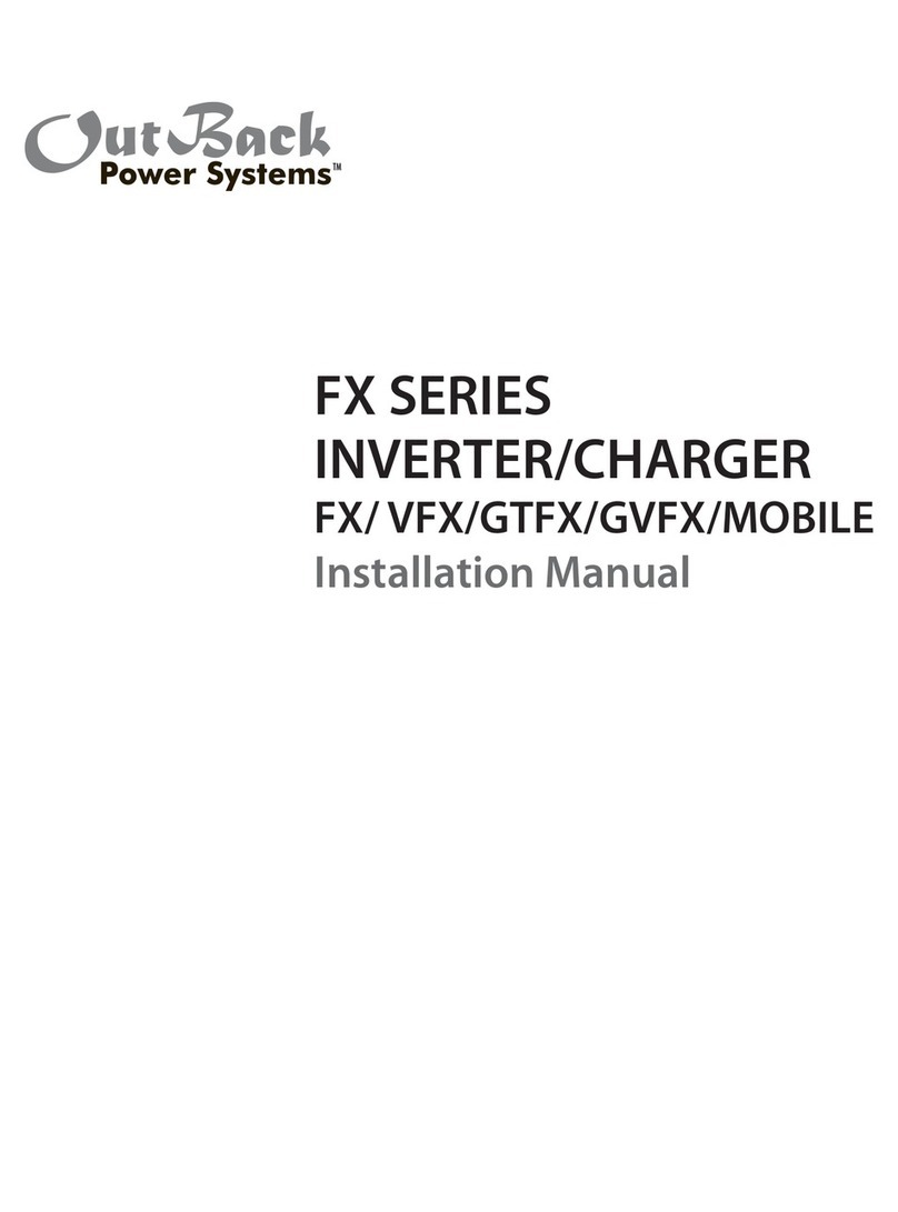 Outback Power Systems FX Series installation manual