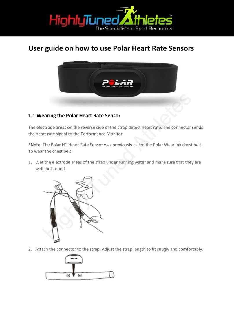 Polar Electro Heart Rate Sensor user guide