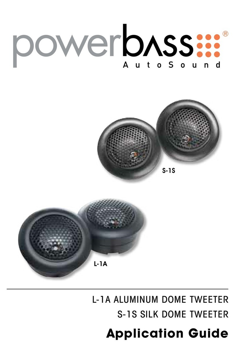 Power bass L-1A Application guide