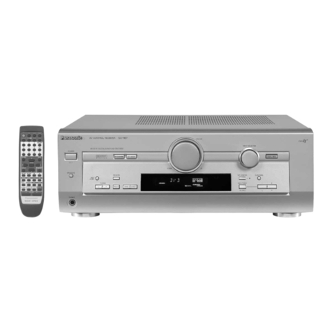 Panasonic SAHE7 - RECEIVER operating instructions