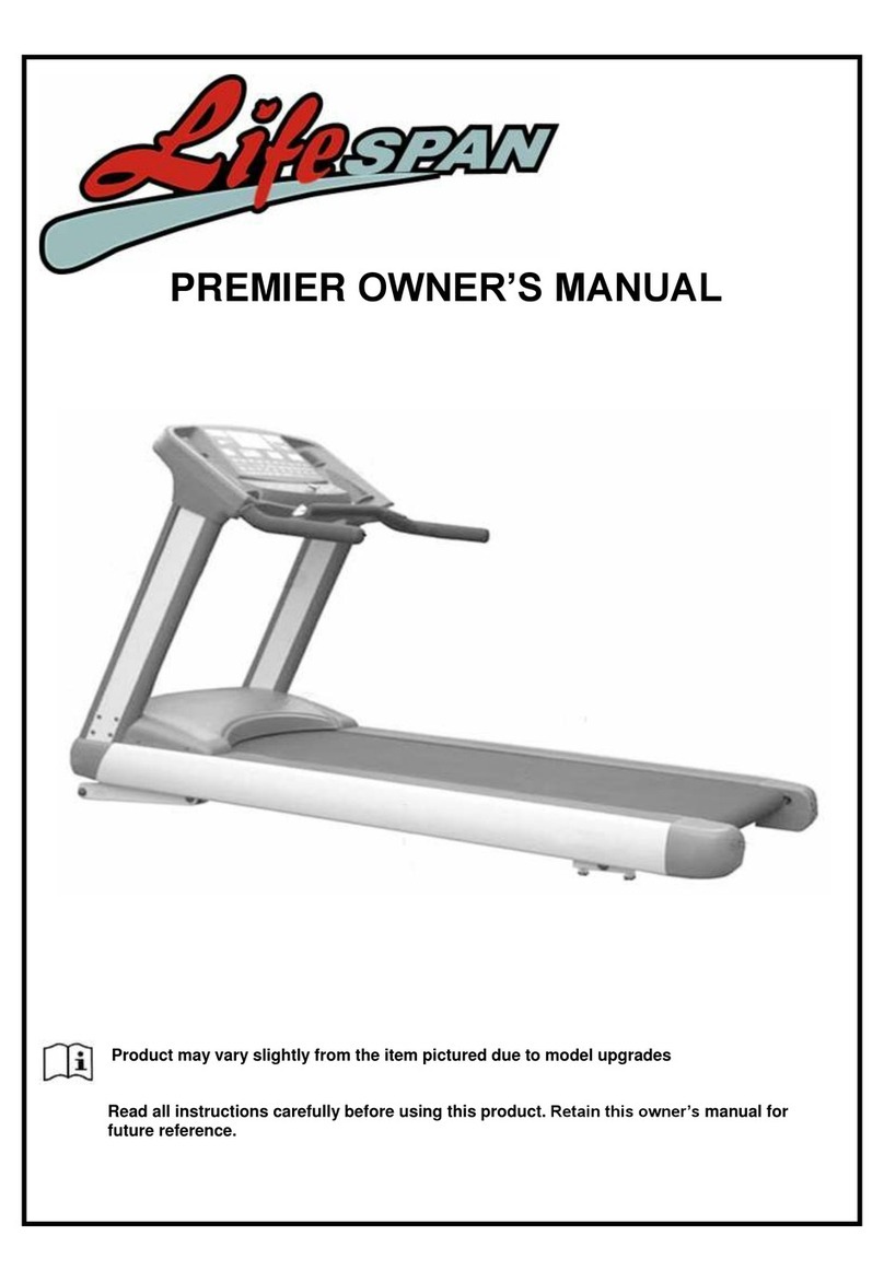 Life Span Premier User manual