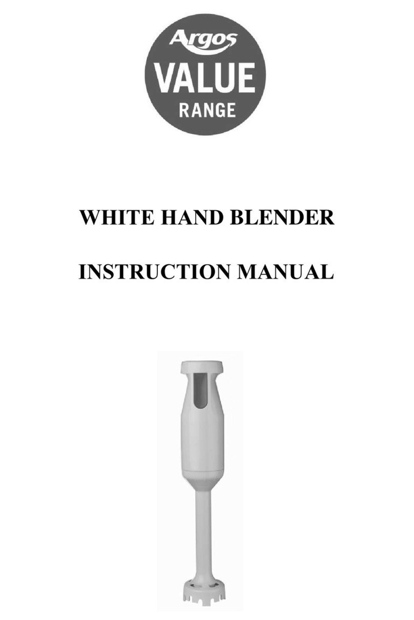 Argos WHITE HAND BLENDER User manual