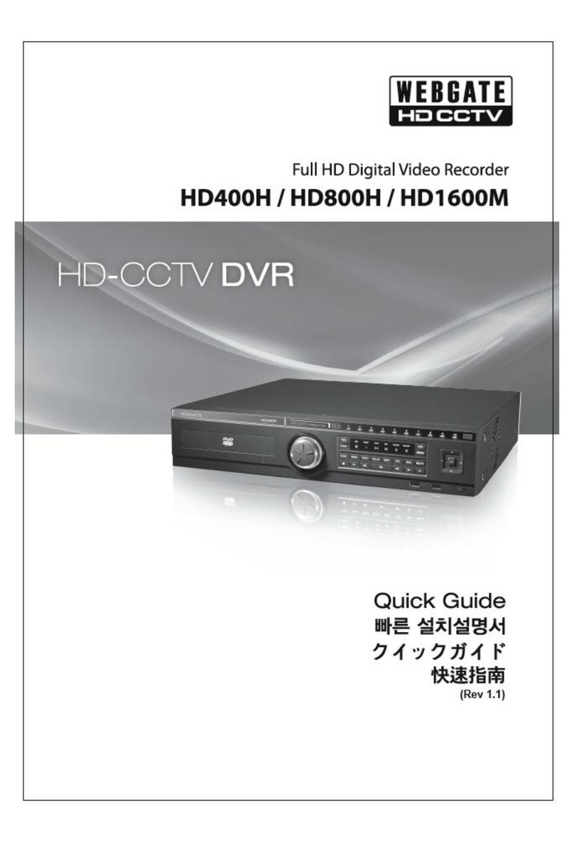 WebGate HD400H User manual WebGate HD400H User manual