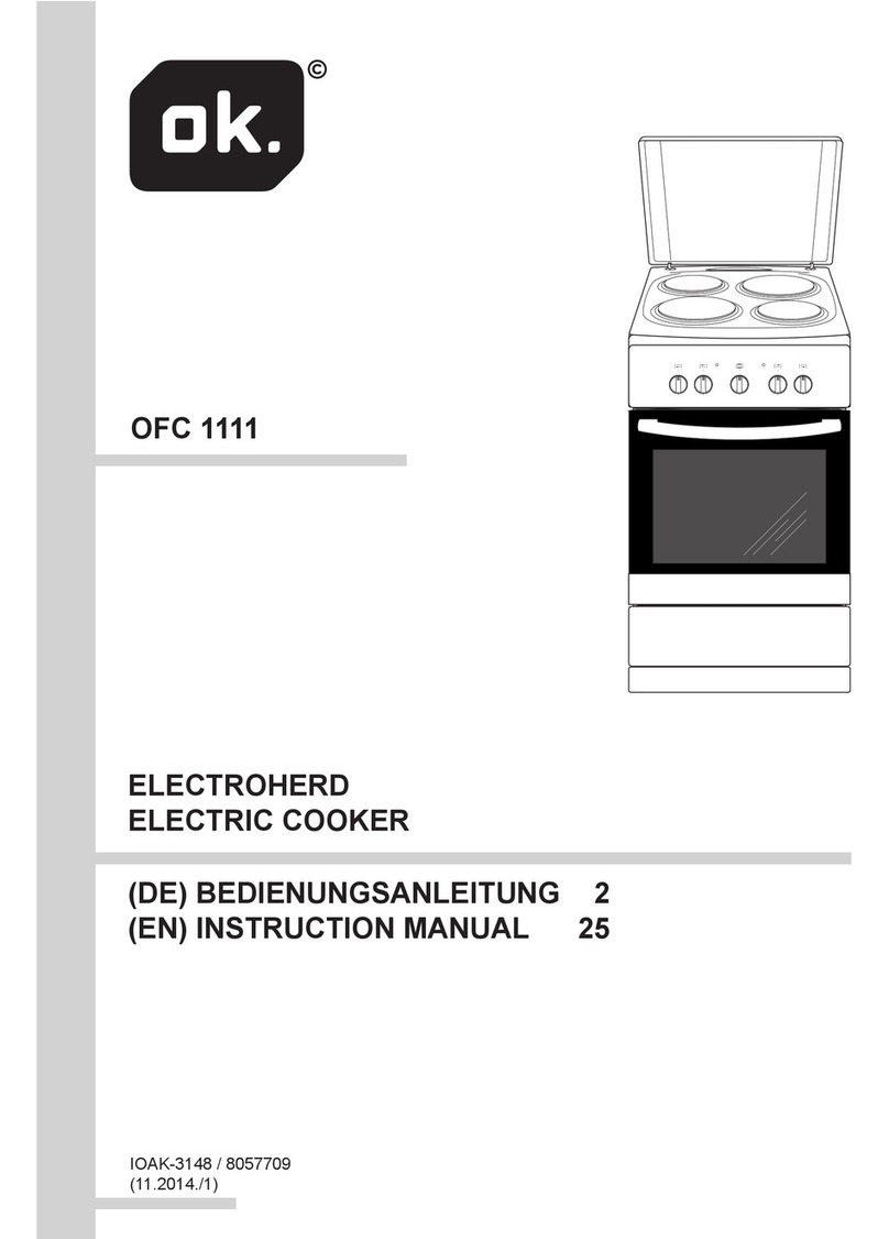 O.K. OFC 1111 instruction manual