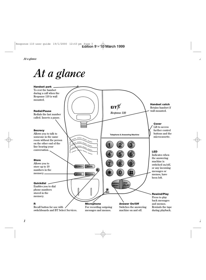 BT DECOR 110 user guide