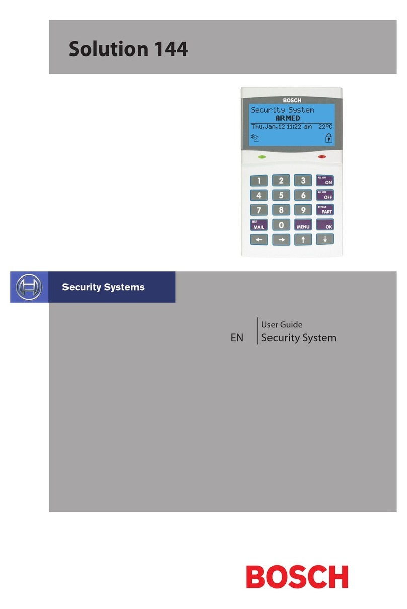 Bosch Solution 144 User manual