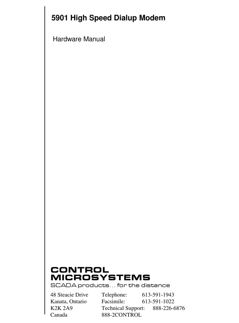 Control Microsystems 5901 Hardware manual Control Microsystems 5901 Hardware manual