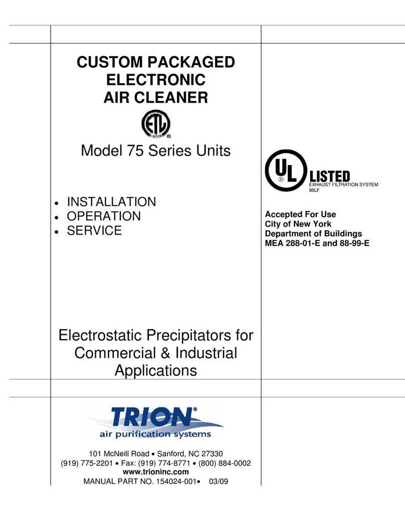Trion 75 Series Operation and service manual