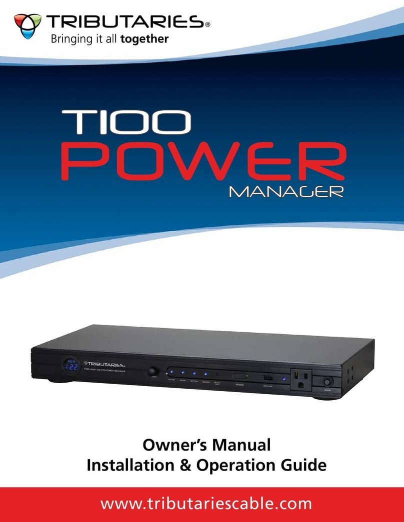Tributaries T100 owner's manual