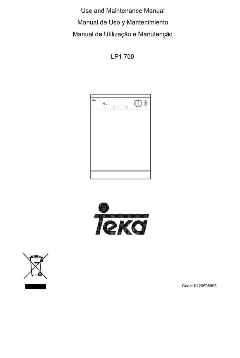 Teka LP1 700 Use and maintenance manual