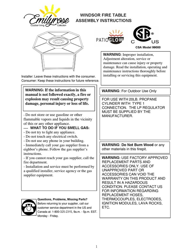 Emilyrose CSA 99000 Assembly instructions