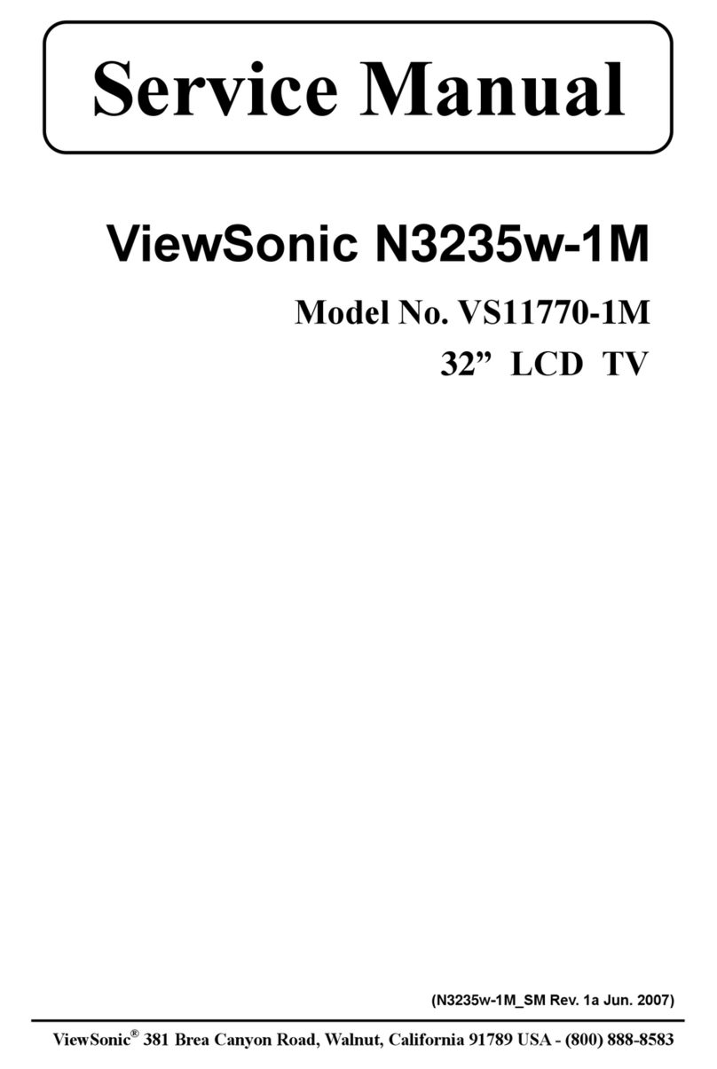 ViewSonic N3235w-1M Service manual