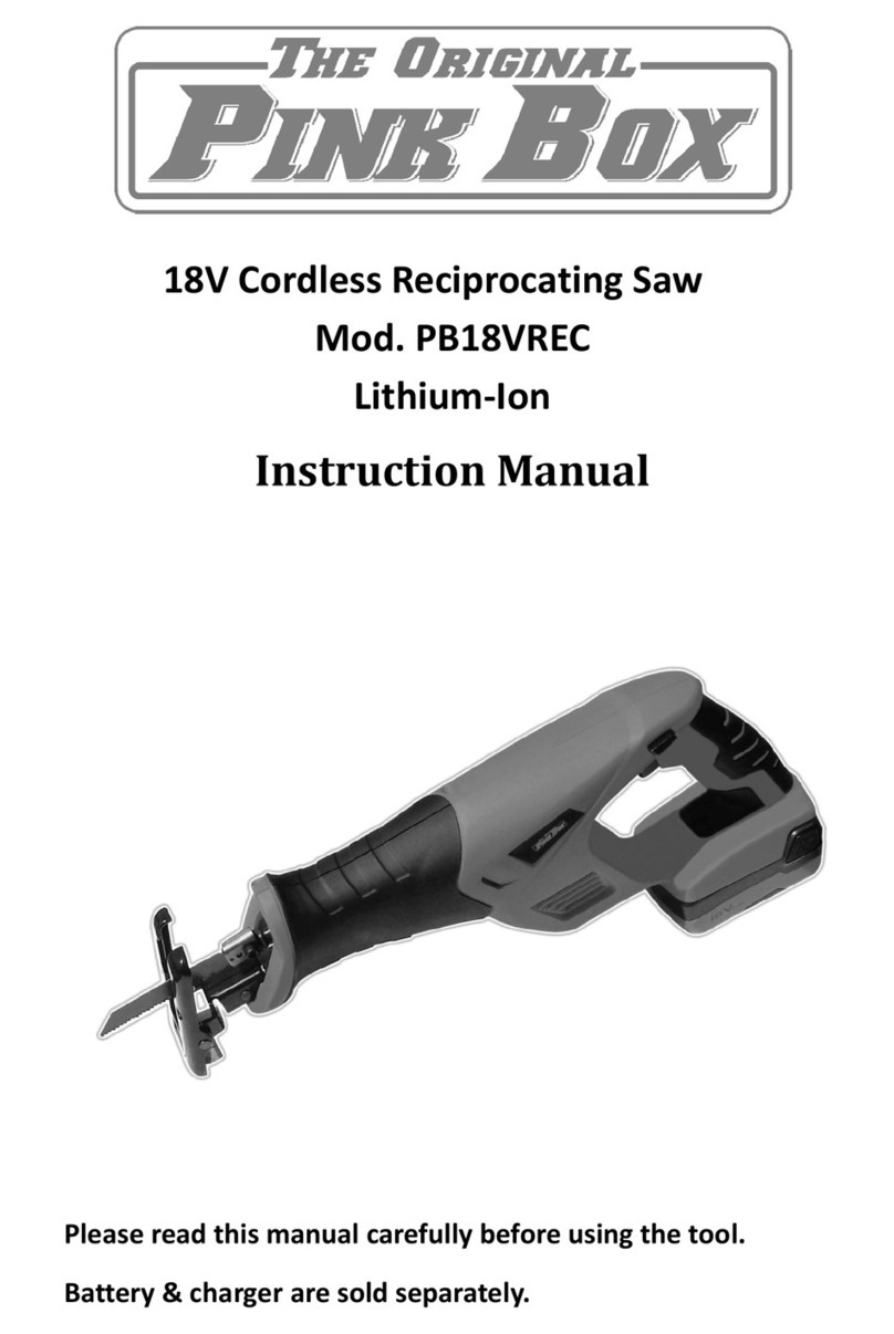 The Original Pink Box PB18VREC instruction manual