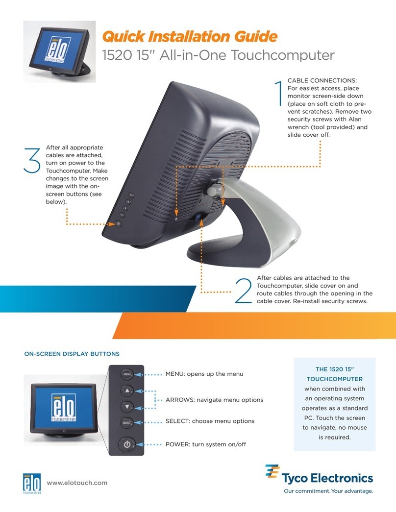 Elo TouchSystems 1520 User manual