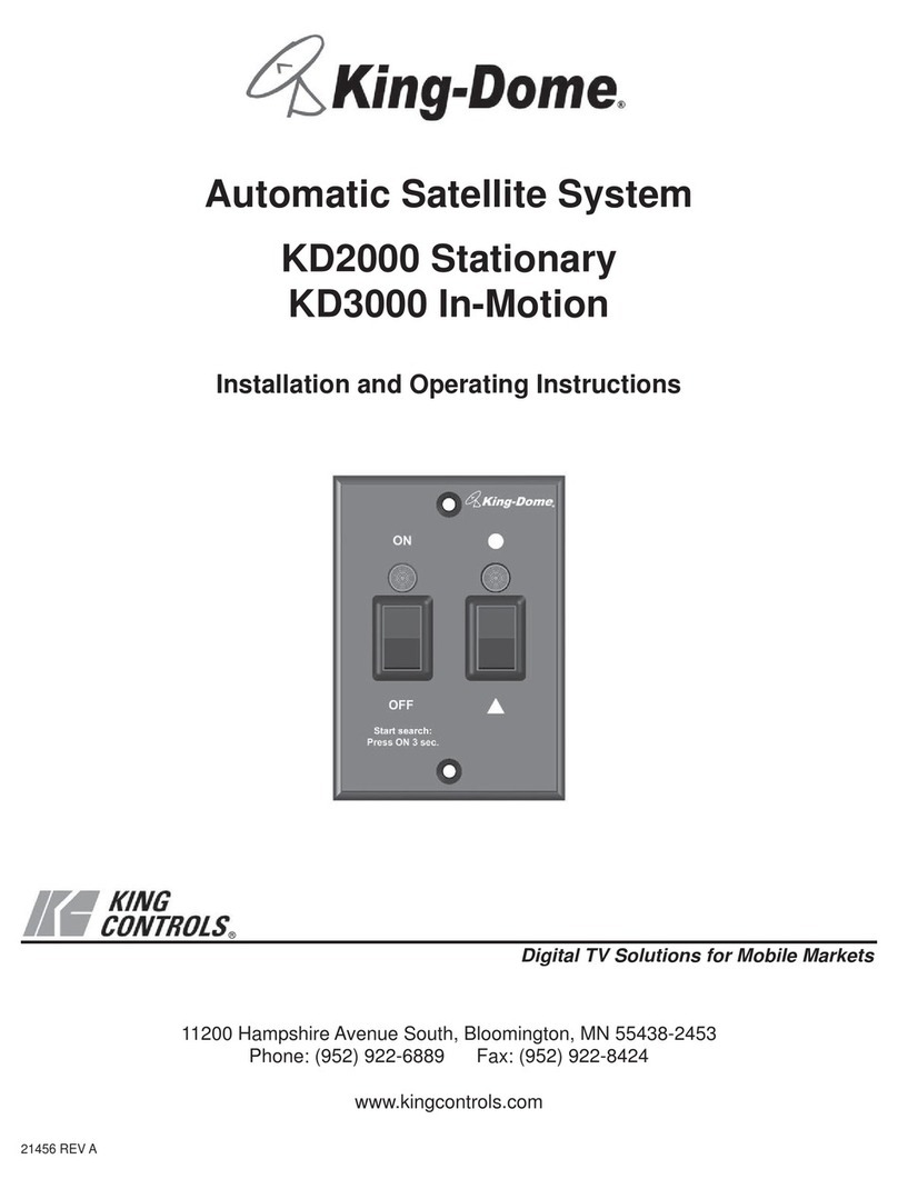 King-Dome KD3000 Installation and operating instructions