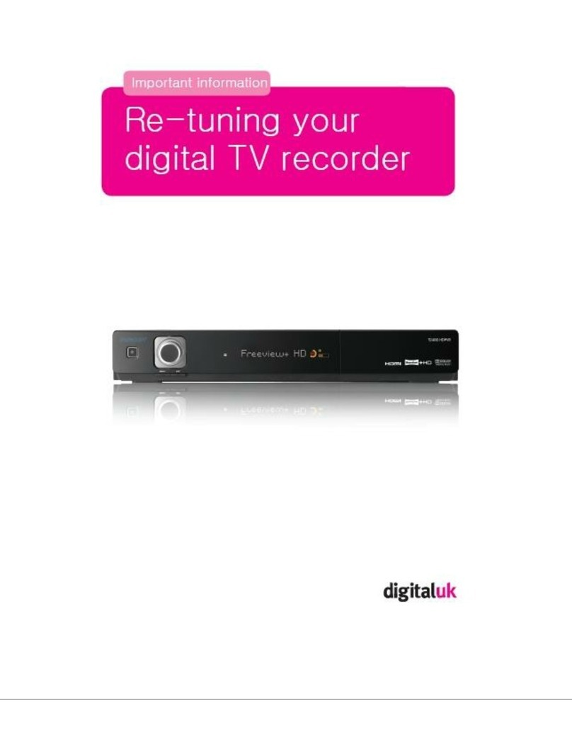Freeview T2400 Important information
