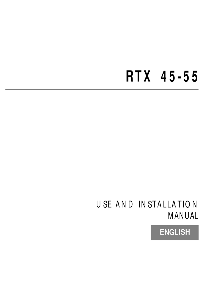 Sim2 RTX 45-55 Use and installation  manual