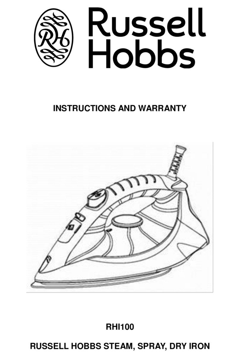 Russell Hobbs RHI100 instructions