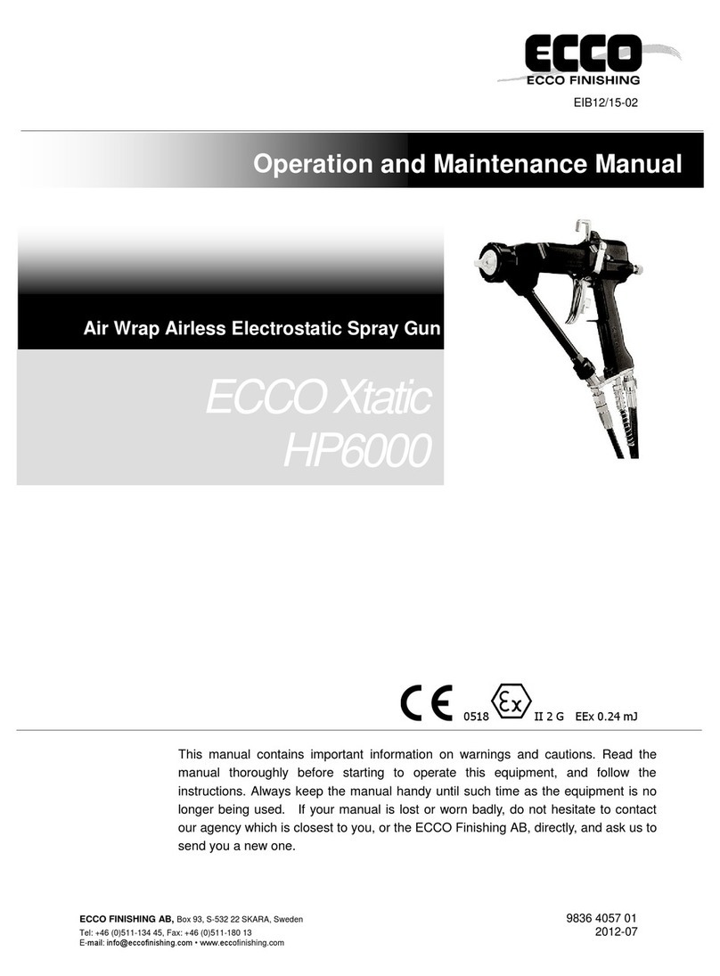 Ecco Xtatic HP6000 Operation and maintenance manual